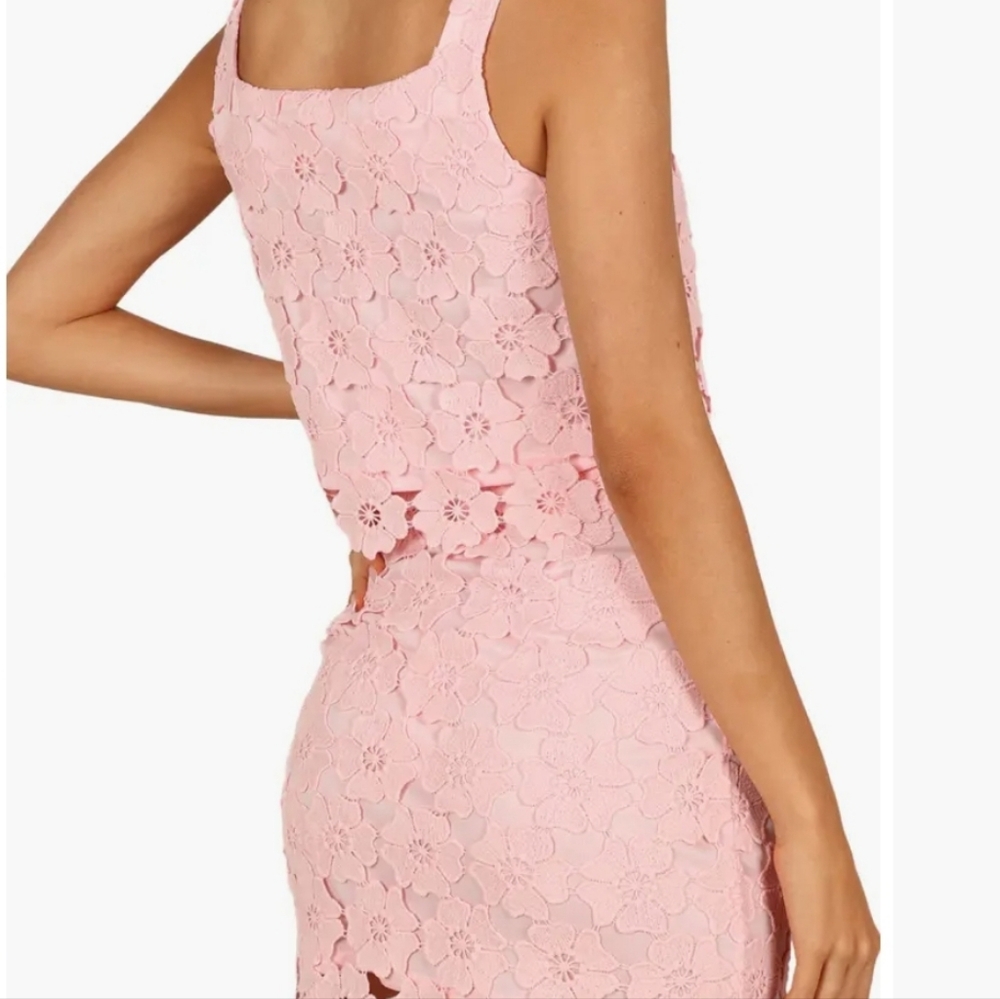 Petal and Pup Pink Lace Set - Picture 2 of 3